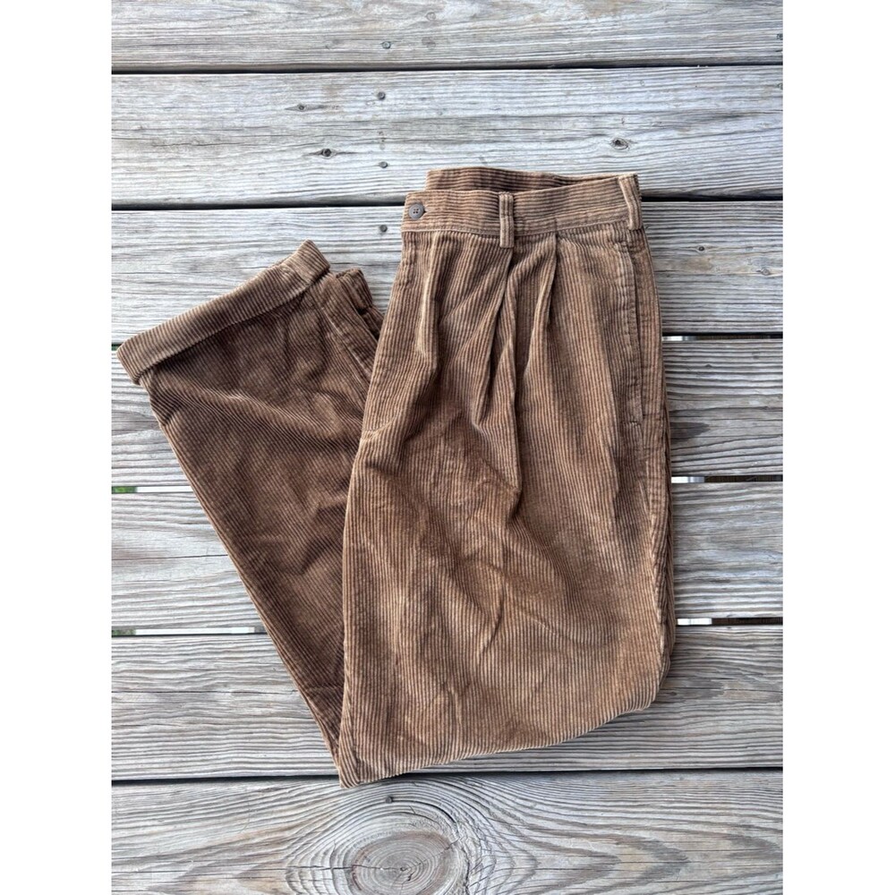 Jos. A. Bank Brown Corduroy Pleated Men's Pants